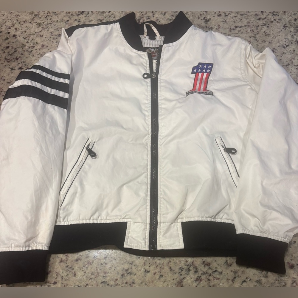 Vintage Harley Davidson Bomber Jacket size M